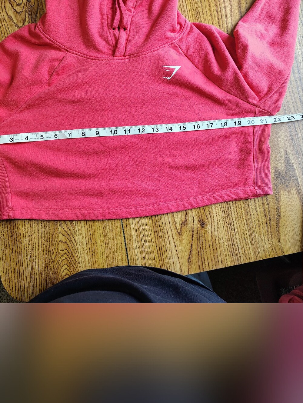 Gymshark Training Cropped Hoodie Women's Drawstring Orange sz S. - Picture 11 of 14